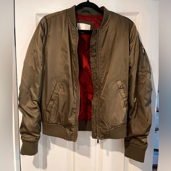 Olive bomber jacket - Picture 1 of 4